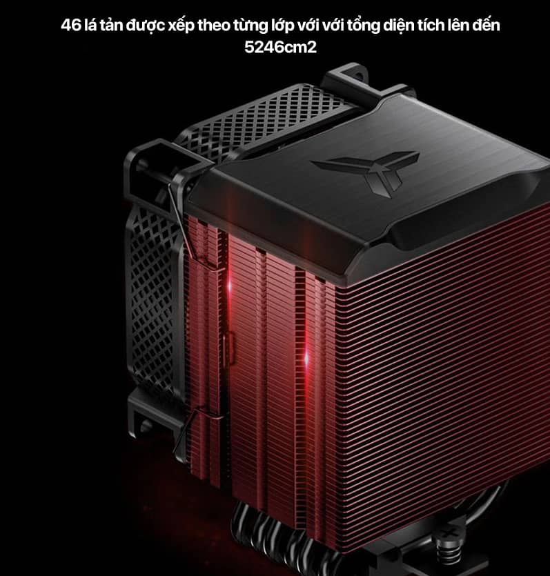 Tản nhiệt khí Jonsbo HX6210 ( Kèm sẵn Backplate 1700 Jonsbo)