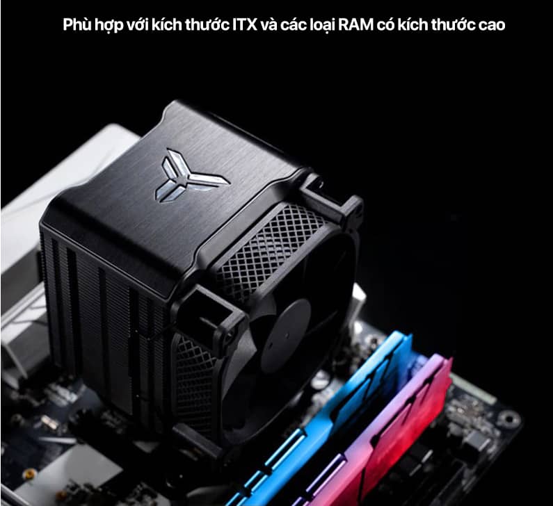 Tản nhiệt khí Jonsbo HX6210 ( Kèm sẵn Backplate 1700 Jonsbo)