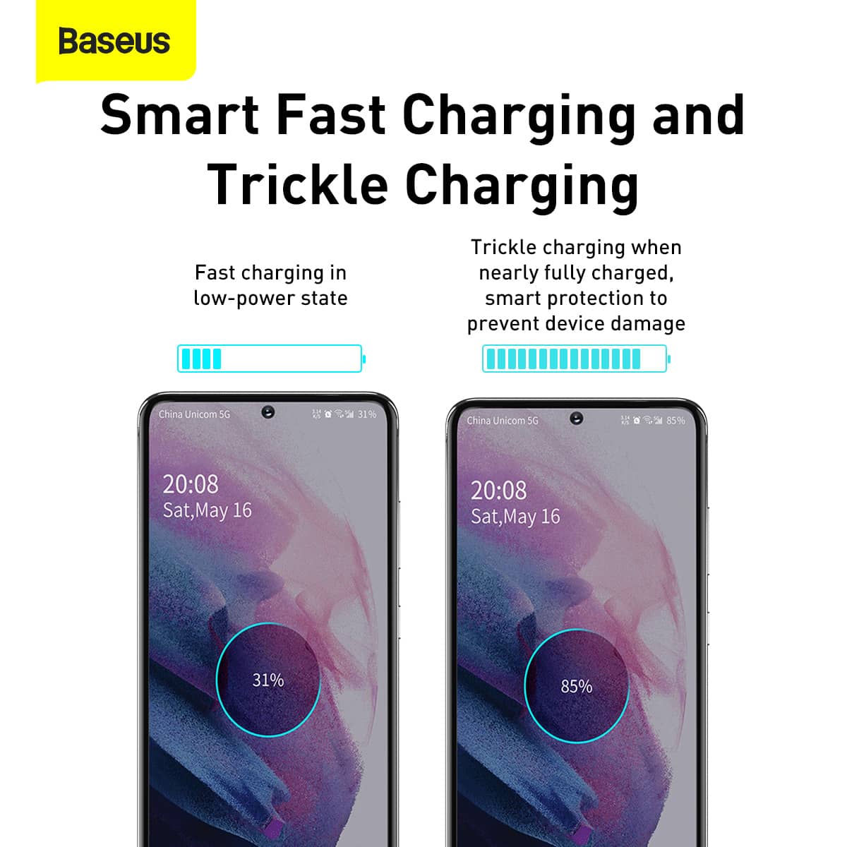 Củ sạc Baseus Super SI 25W 1 cổng kèm cáp Type-C to Type-C 1M 7 