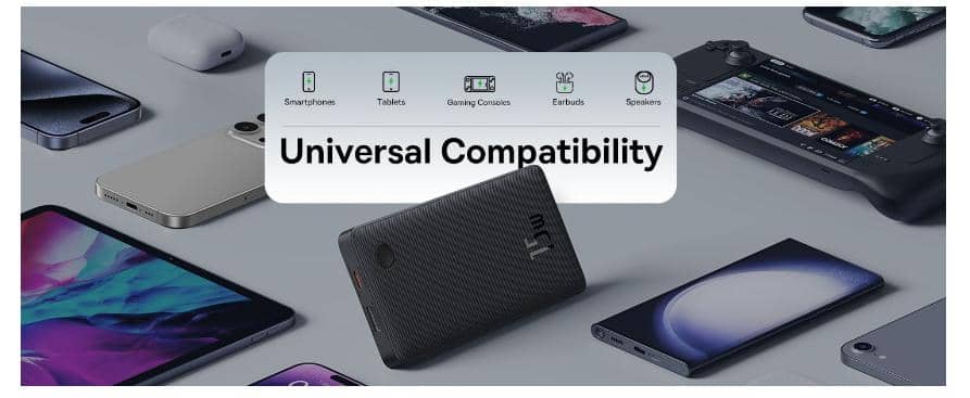 Pin sạc dự phòng Baseus Airpow Lite 10.000mAh 15W - Màu Đen 5