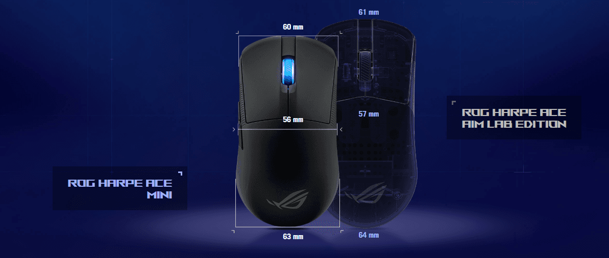 Chuột Gaming Asus ROG Harpe Ace Mini Black 2