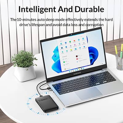 Hộp ổ cứng 2.5" USB 3.0, Đen, ORICO 2577U3-V1-BK-EP-HW