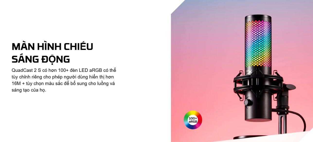 Micro HyperX QuadCast 2 S (9A273AA) 3