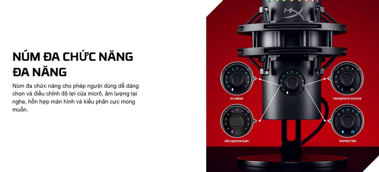 Micro HyperX QuadCast 2 S (9A273AA) 5