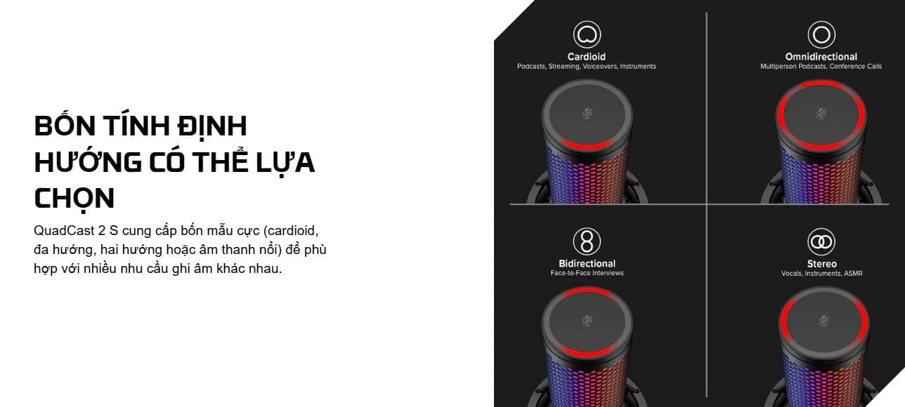 Micro HyperX QuadCast 2 S (9A273AA) 7