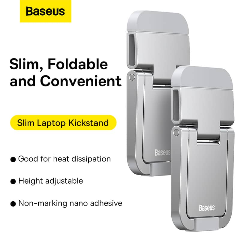 Giá đỡ Laptop Baseus Slim Laptop Kickstand (2 PCS) Màu Bạc (LUZC000012) 1