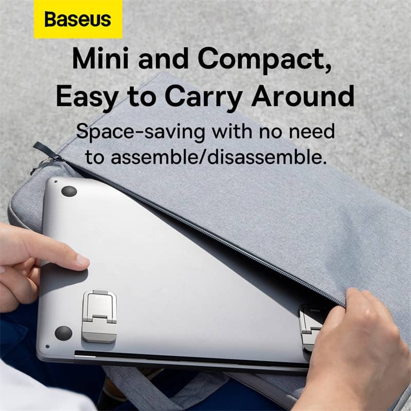 Giá đỡ Laptop Baseus Slim Laptop Kickstand (2 PCS) Màu Bạc (LUZC000012) 2