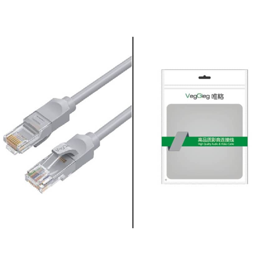 Cáp mạng đầu đúc cat6 RJ45 2m VEGGIEG VE626 1