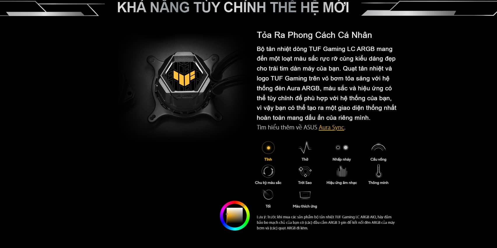 TẢN NHIỆT NƯỚC ASUS TUF LC 240 ARGB