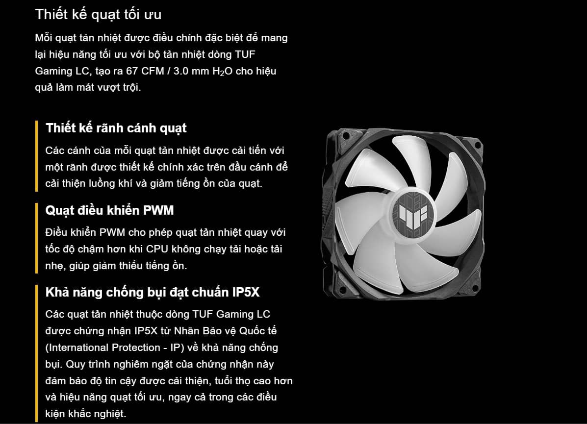 TẢN NHIỆT NƯỚC ASUS TUF LC 240 ARGB