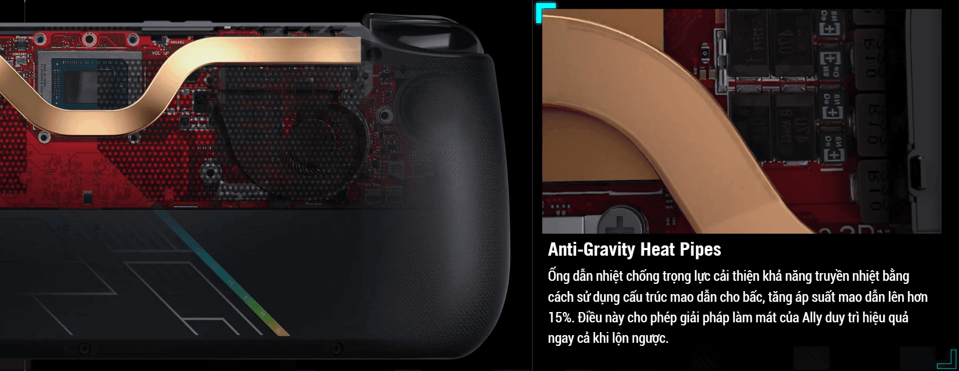 Máy chơi game cầm tay Asus ROG Ally X - 1TB AMD Ryzen Z1 Extreme 9