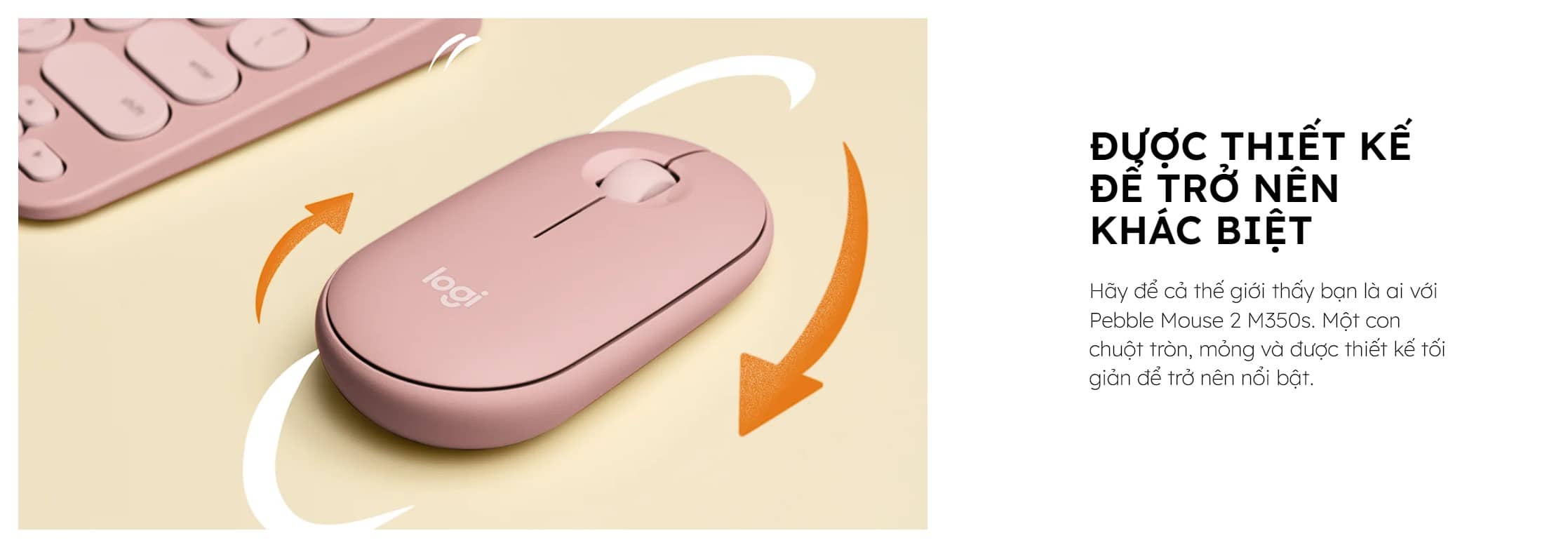 Chuột không dây Logitech Pebble M350s