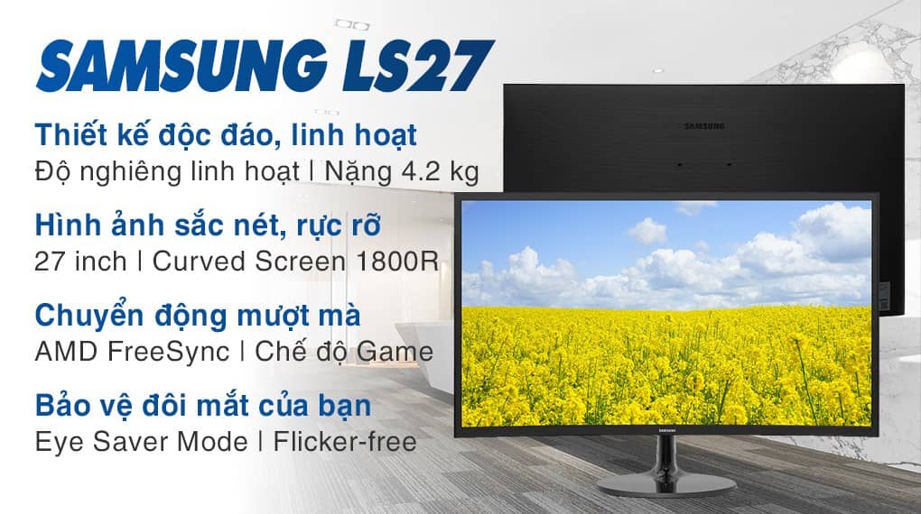 Màn hình Samsung LS27C360EAEXXV