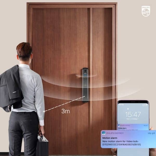 Khóa thông minh Philips DDL702-1HWS 5