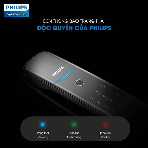 Khóa thông minh Philips DDL702E-5HWS 