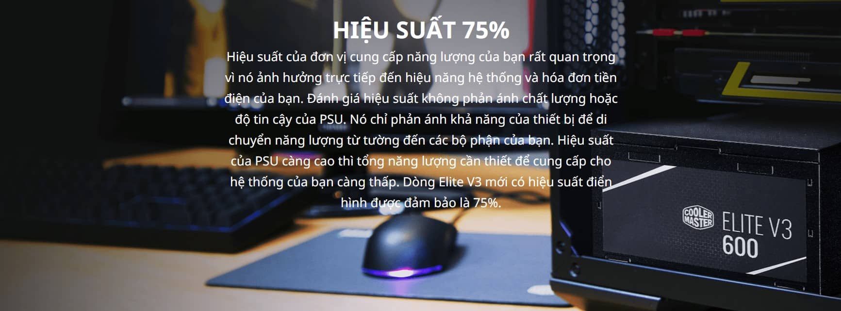 Nguồn máy tính Cooler Master Elite V3 230V PC600 600W (Màu Đen)