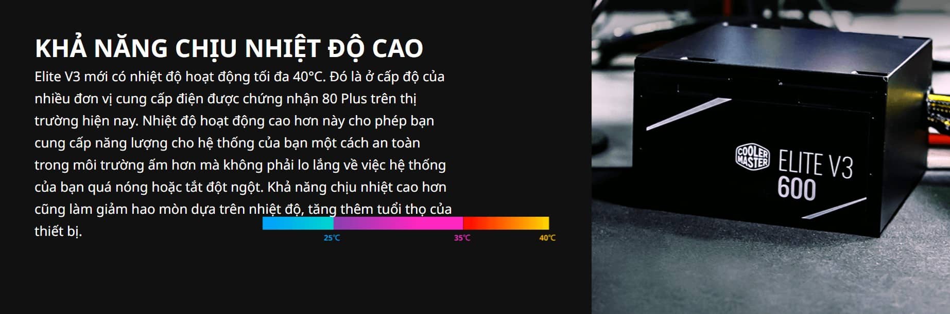 Nguồn máy tính Cooler Master Elite V3 230V PC600 600W (Màu Đen)