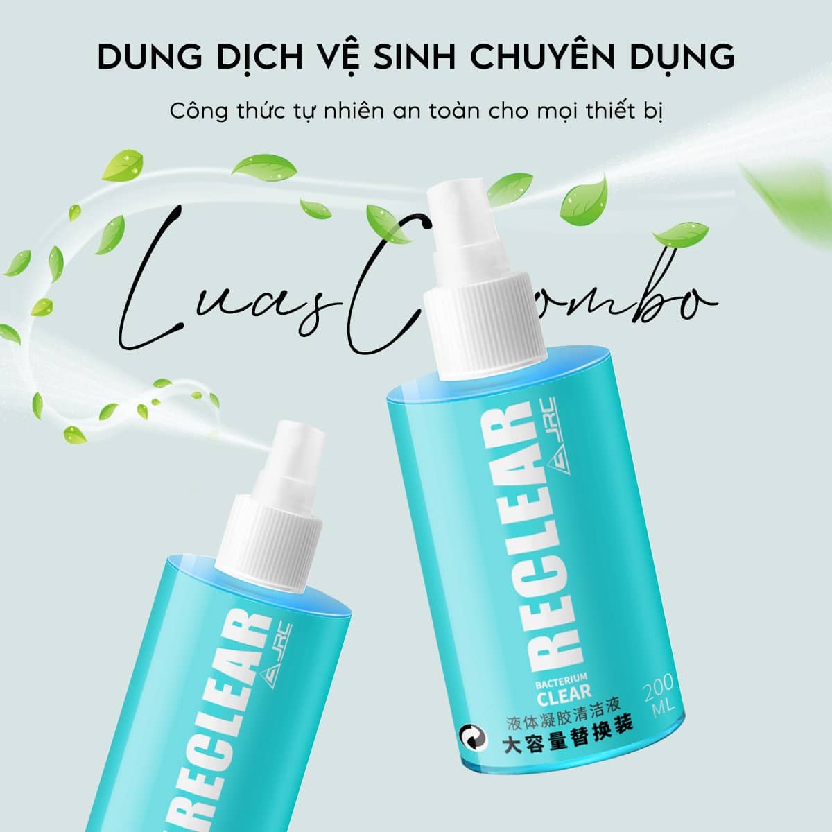 Bộ dung dịch vệ sinh 2in1 Laptop Macbook JRC chính hãng 6