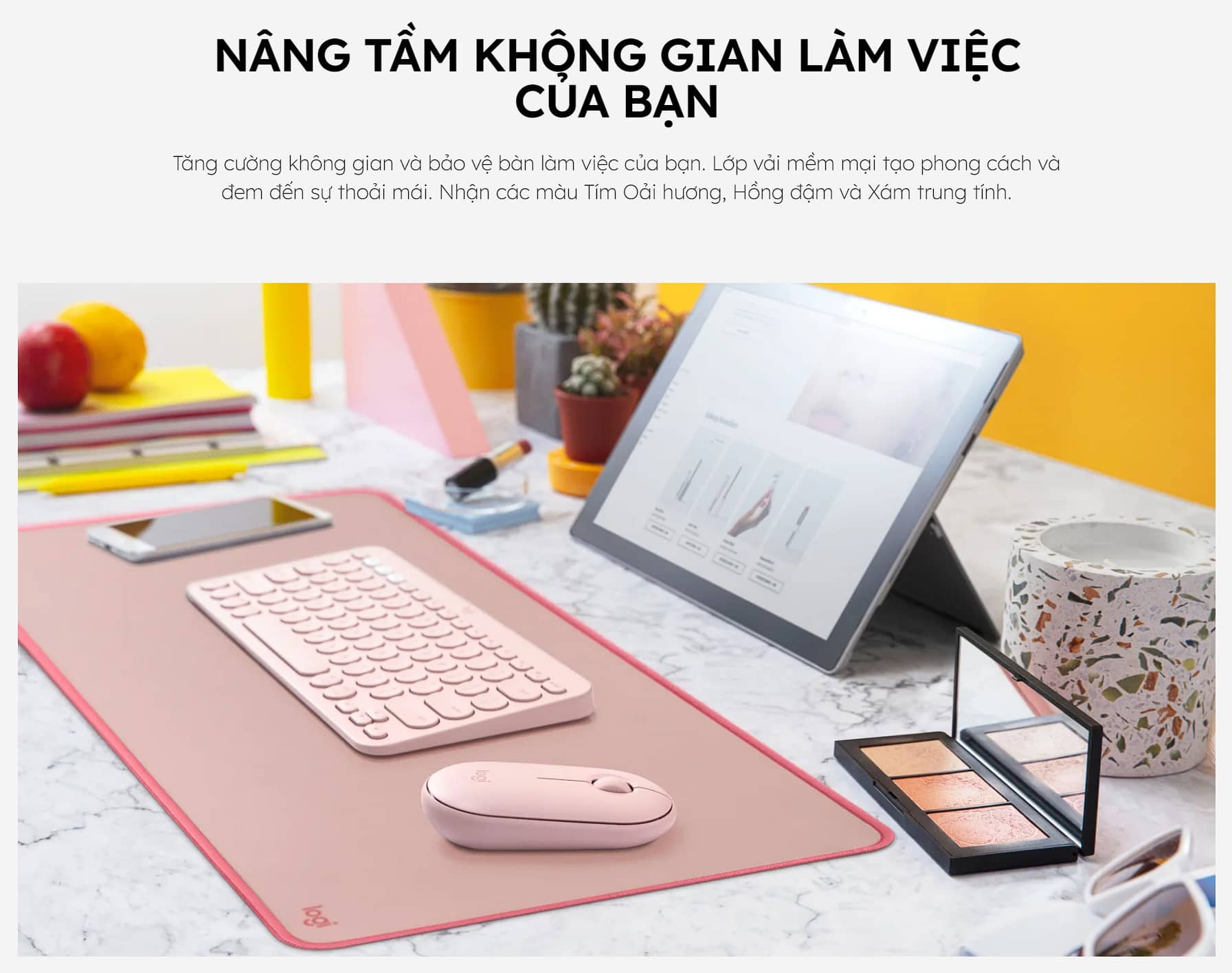 Bàn di chuột LOGTECH DESK MAT STUDIO SERIES