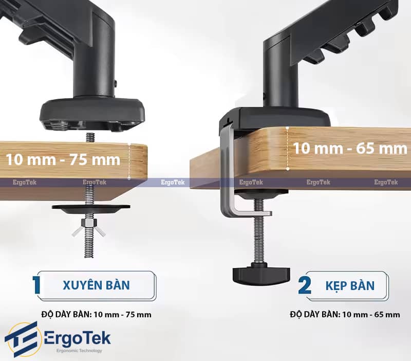 Giá treo màn hình Ergotek EZ90 Pro (19-32 inch) 3