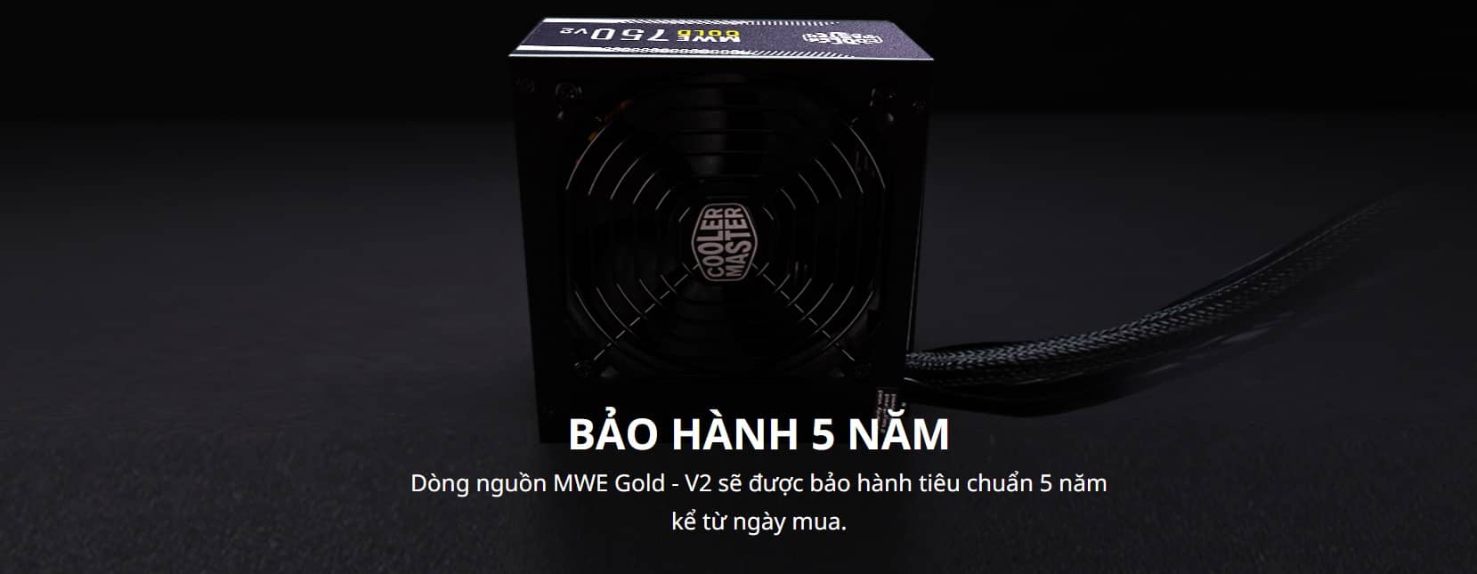 Nguồn máy tính Cooler Master MWE GOLD 750 - V2 750W ( 80 Plus Gold/Màu Đen/Full Modular)