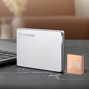 Ổ cứng di động Transcend 2TB 2.5inch StoreJet 25C3S Type C, Vỏ Kim Loại (TS2TSJ25C3S) 4