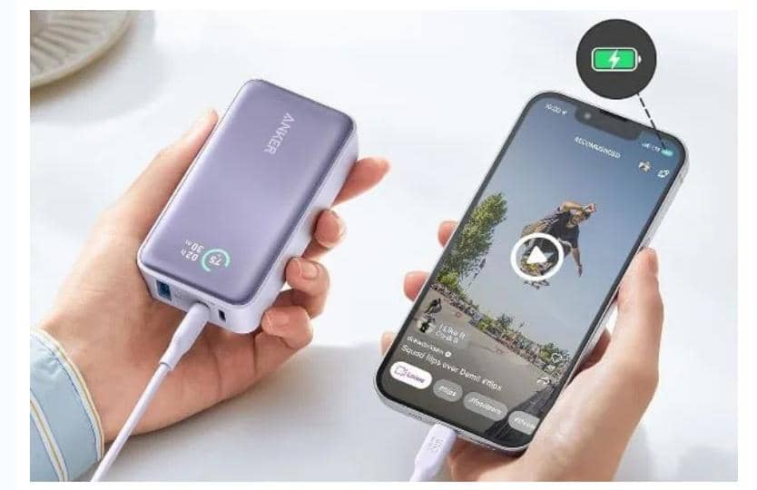 Sạc dự phòng Anker 533 2C1A 30W 10.000mAh Xanh dương (Blue) B2B_A1256H31 2