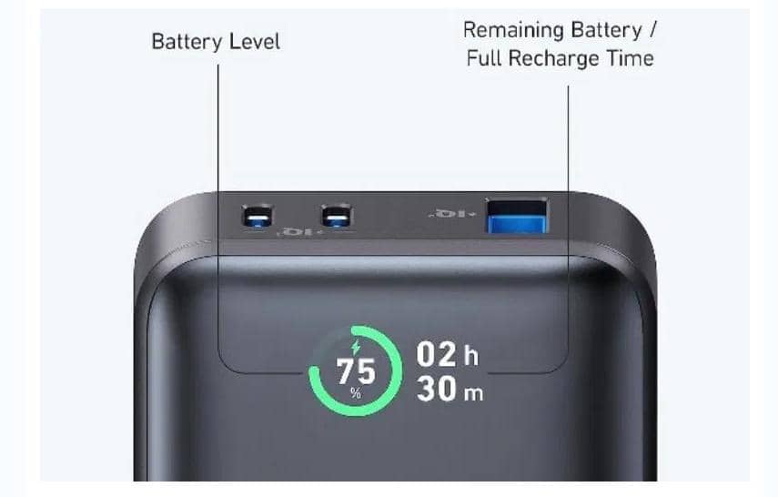 Sạc dự phòng Anker 533 2C1A 30W 10.000mAh Xanh dương (Blue) B2B_A1256H31 3