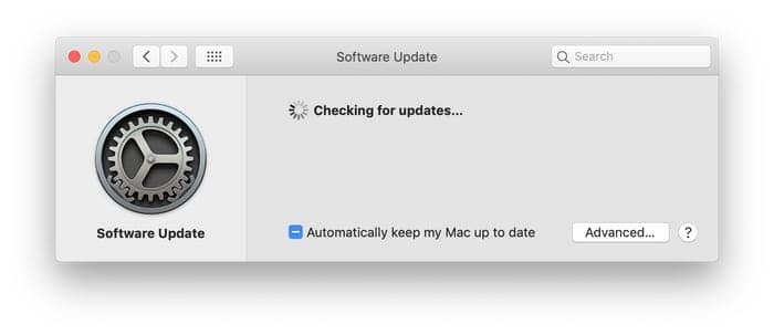 Kiểm tra các bản cập nhật hệ thống
