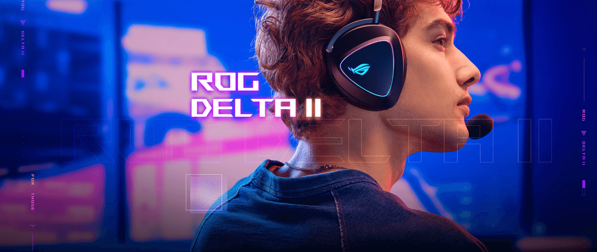 Tai nghe Gaming không dây ASUS ROG Delta II 1