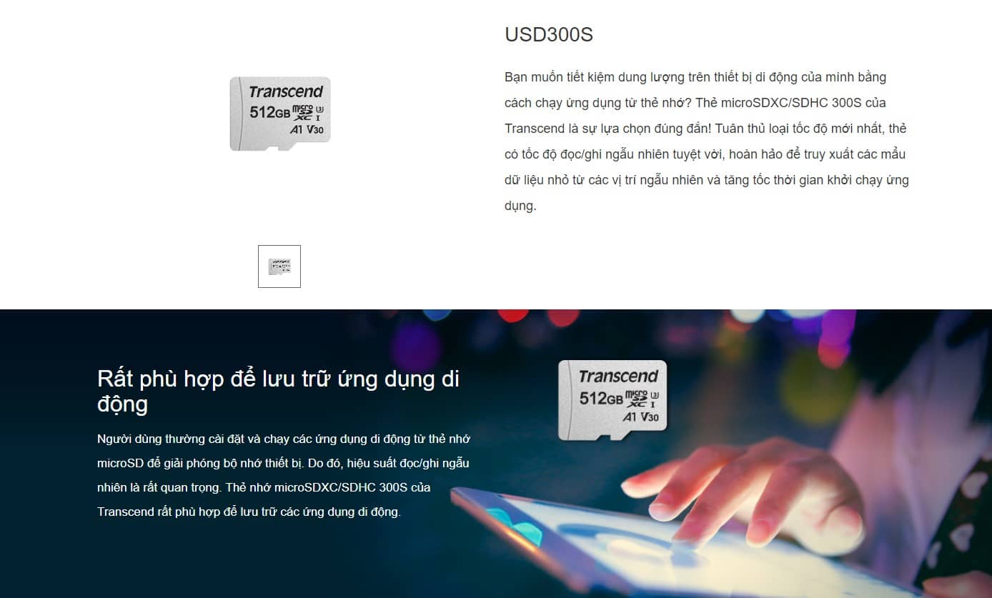 phù hợp để lưu trữ ứng dụng di động