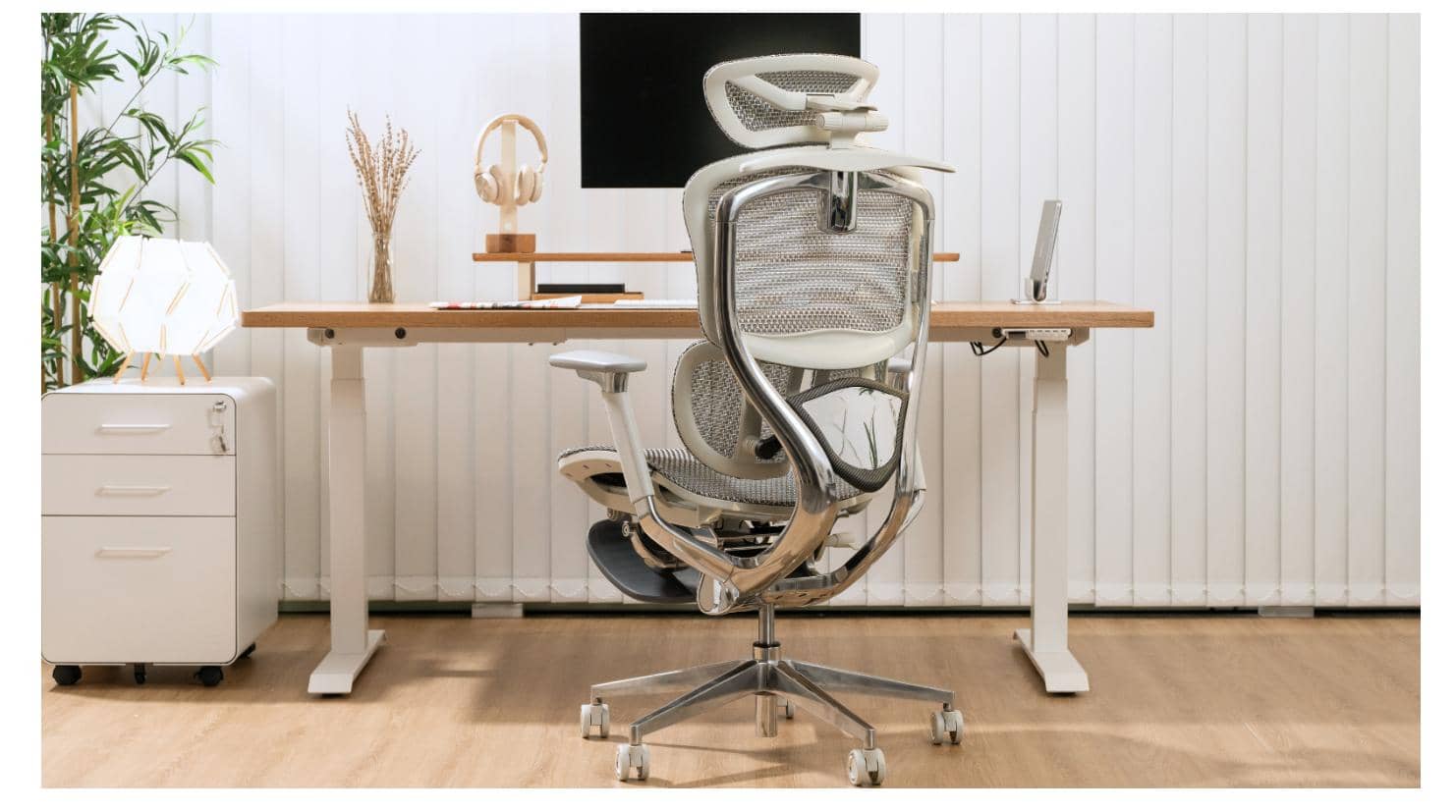 Ghế công thái học GAMI Crom Pro Grey 4