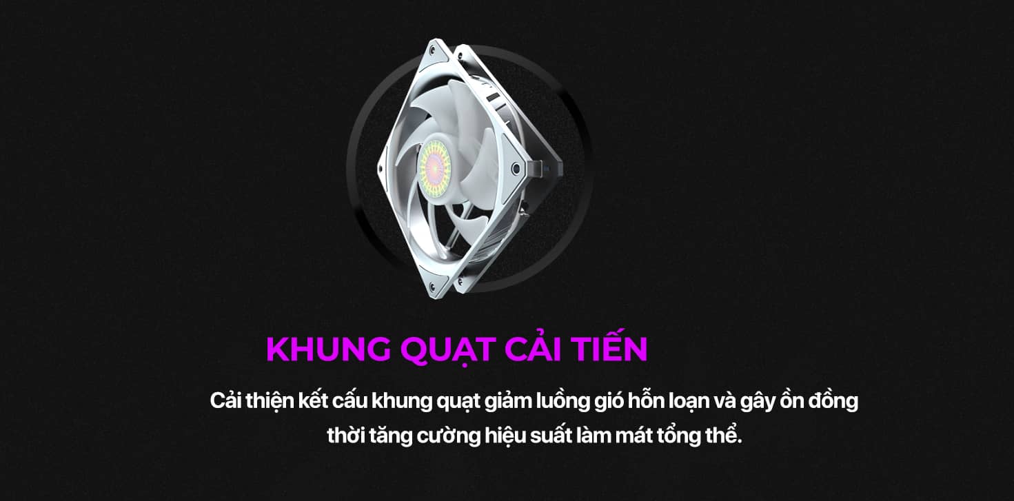 Fan Case CoolerMaster SickleFlow 120 ARGB 3 in1