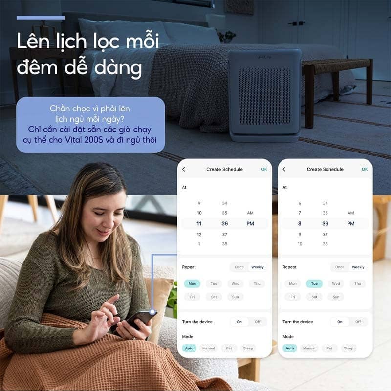 Máy lọc không khí LEVOIT Vital 100S 8