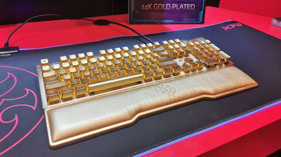 bàn phím đắt nhất thế giới ADATA Golden Summoner Keyboard