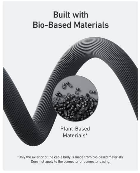 Cáp sạc Anker 544 C-C 0.9m TPE Bio-Based màu đen (black) B2B_A80F1H11 1