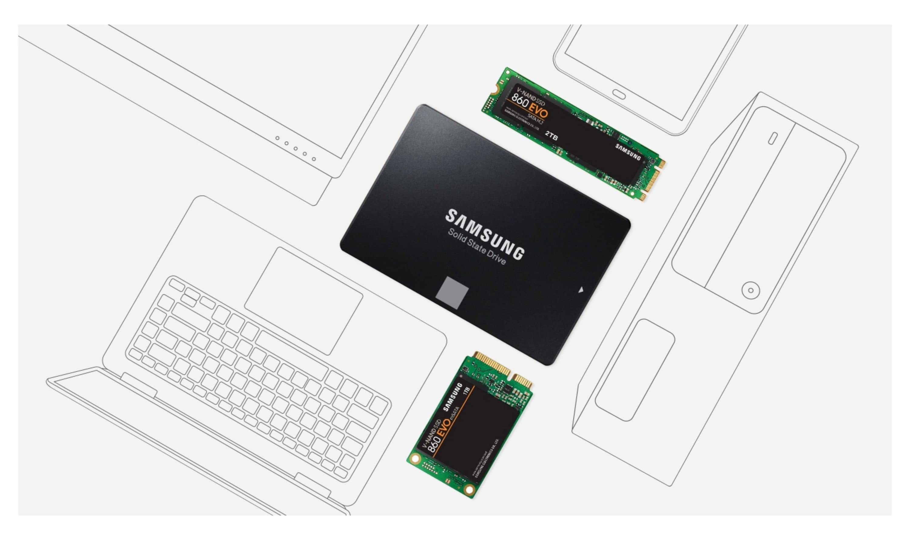 SSD Samsung 860 EVO  SATA3 6Gb/s 2.5" 