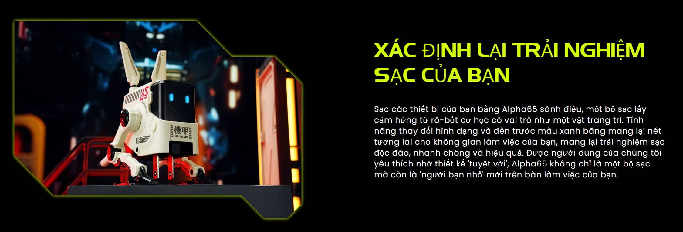 Củ sạc nhanh GravaStar Alpha65