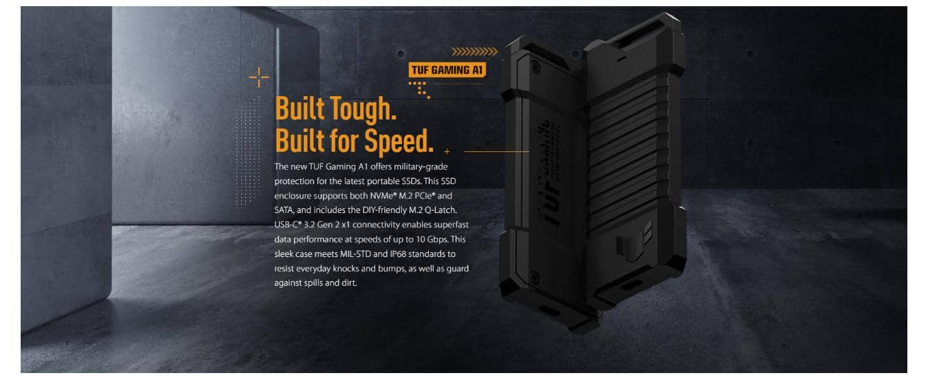 Hộp ổ cứng SSD M2 PCI Express ASUS TUF Gaming A1