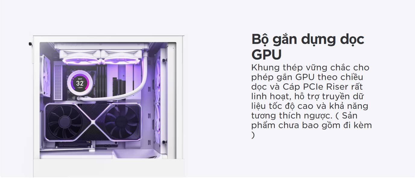 Vỏ máy tính NZXT H5 Flow Black (Mid Tower/Màu Đen)