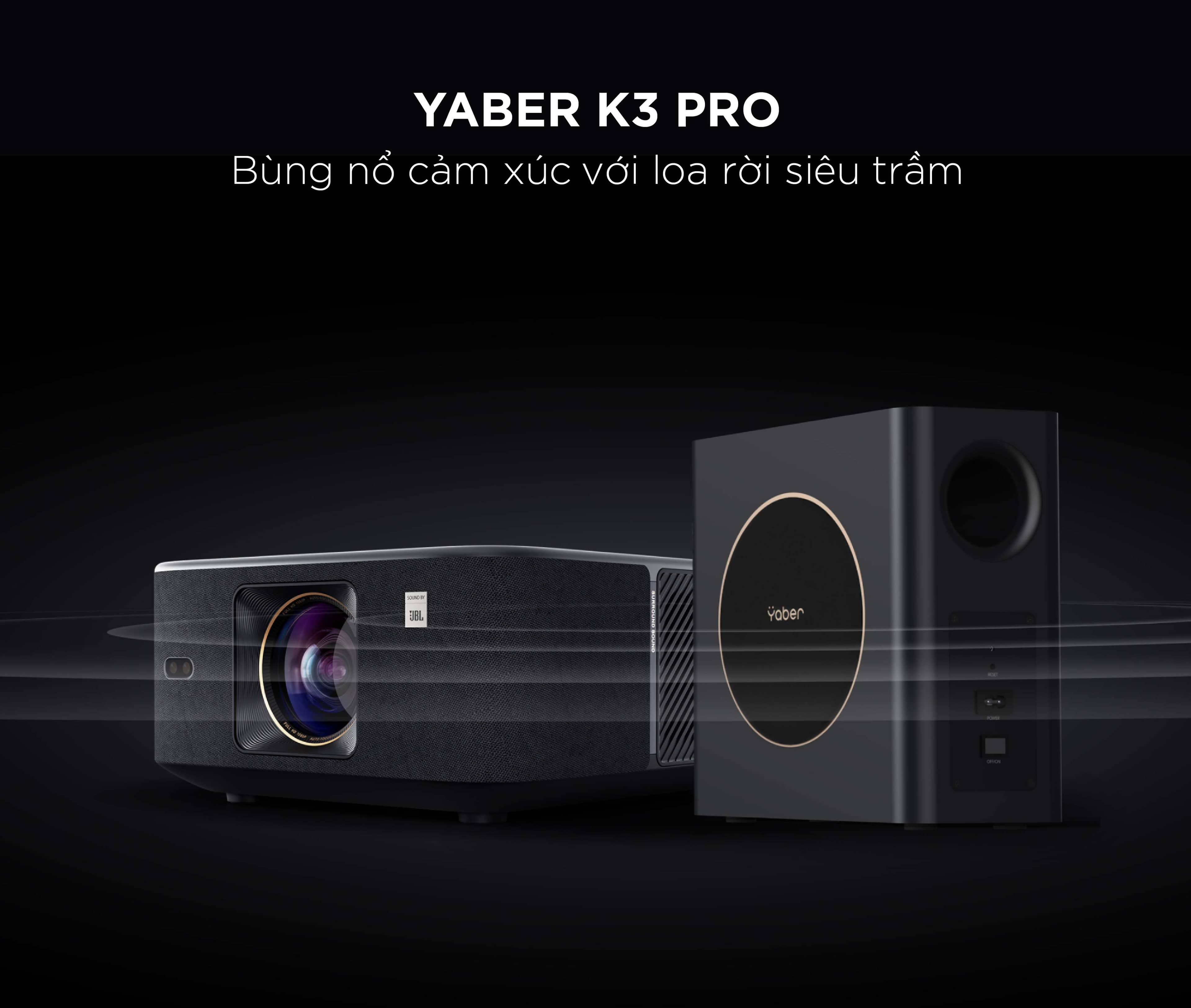 Máy chiếu Yaber K3 Pro 10