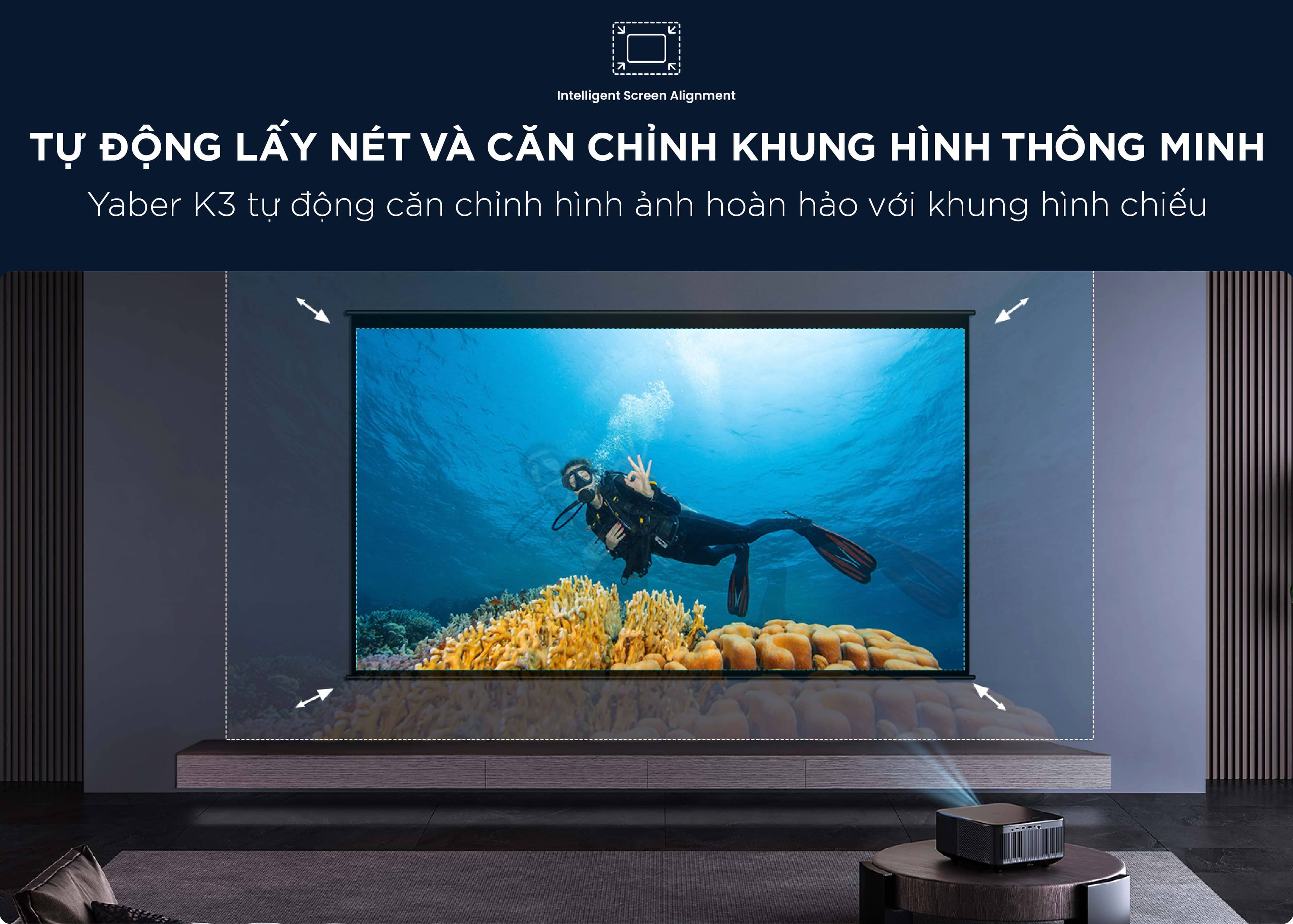 Máy chiếu Yaber K3 Pro 8