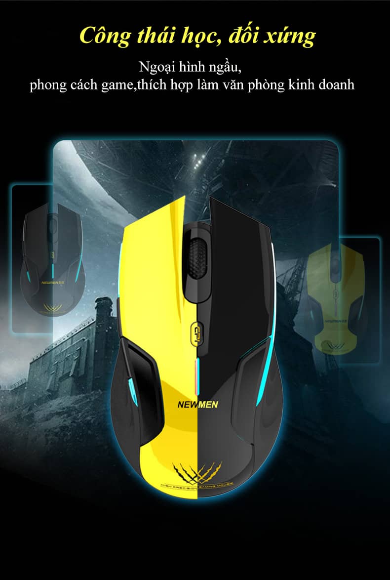 Chuột gaming không dây Newmen E500  3