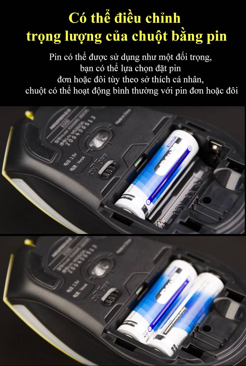 Chuột gaming không dây Newmen E500 7