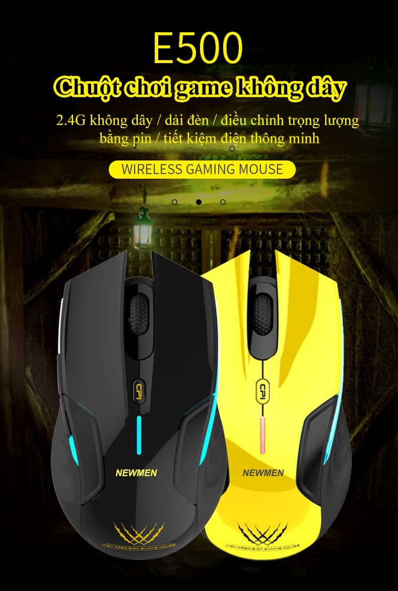 Chuột gaming không dây Newmen E500 2