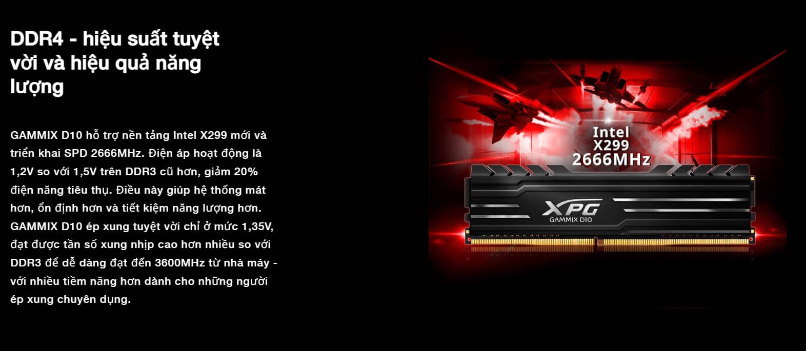 Ram Desktop Adata XPG Gammix D10
