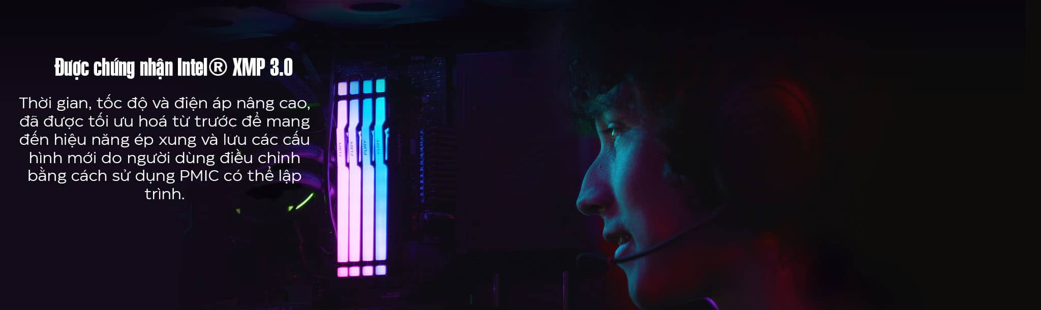 Ram Desktop Kingston Fury Beast RGB ddr5