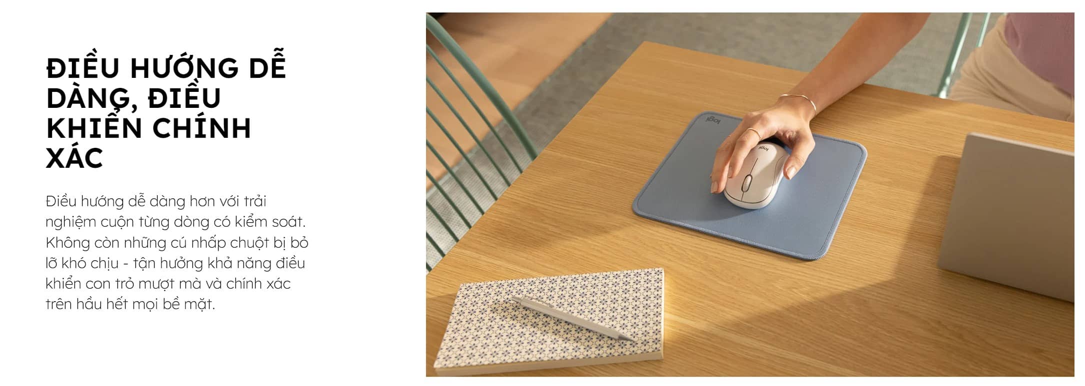 Chuột không dây Logitech M240 Silent