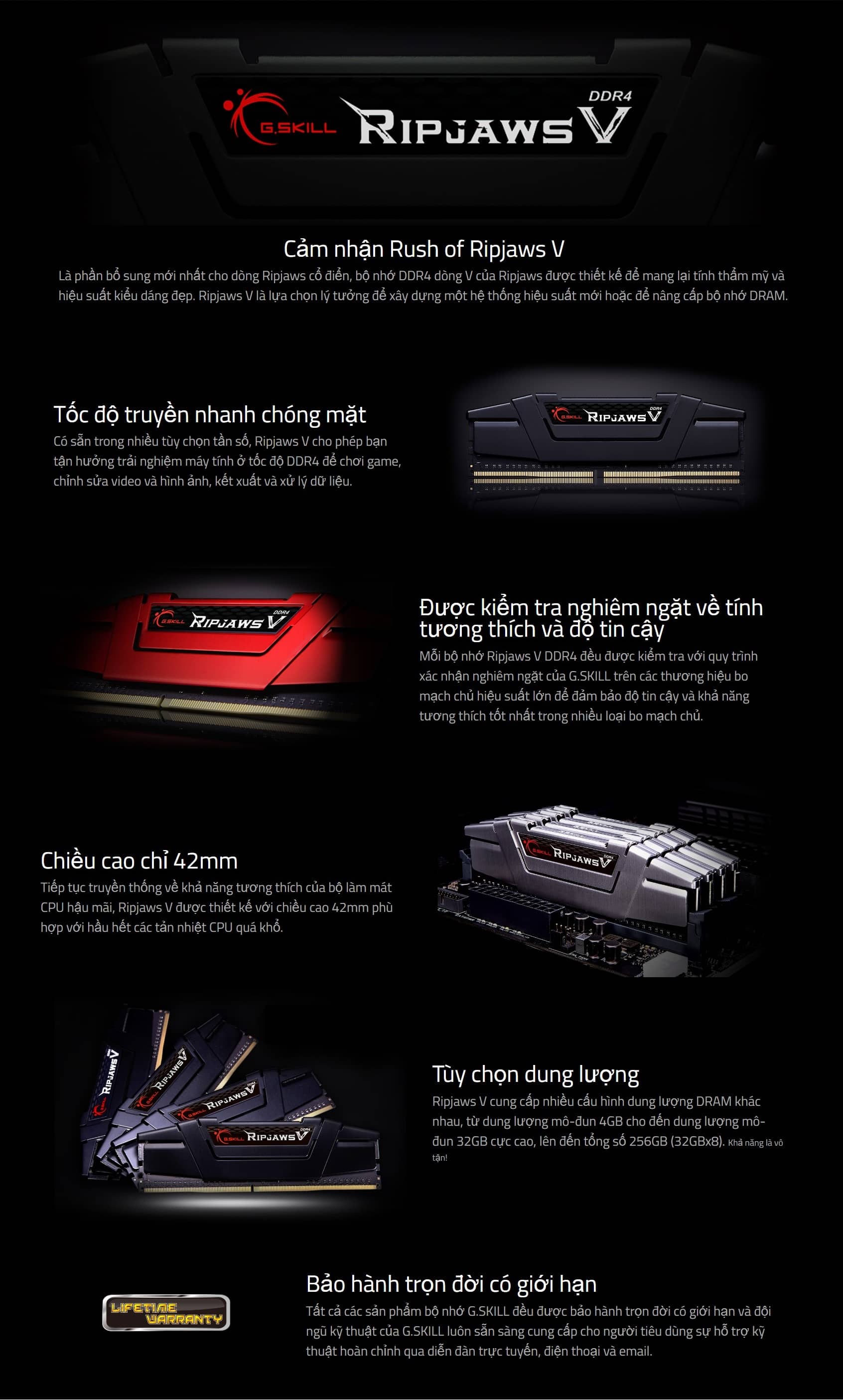 Ram Desktop Gskill RIPJAWS V