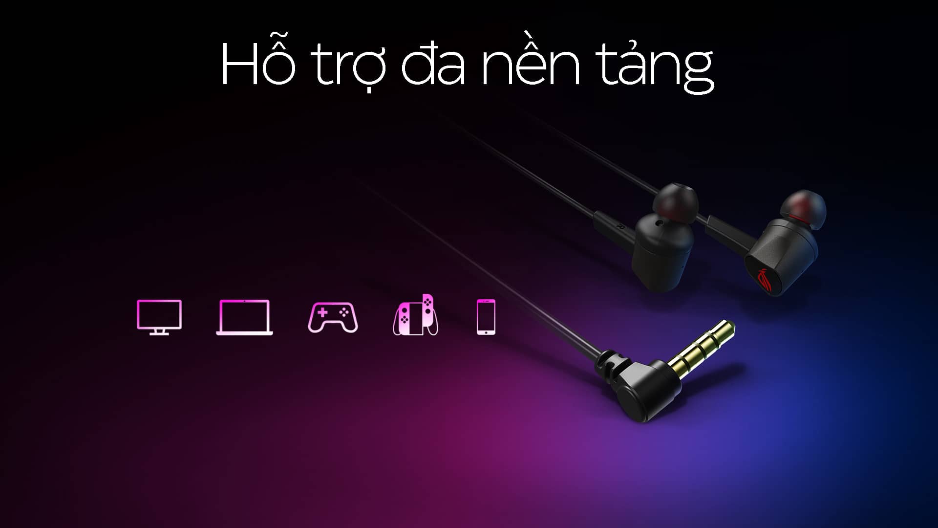 Tai nghe chơi game Asus ROG Cetra II Core